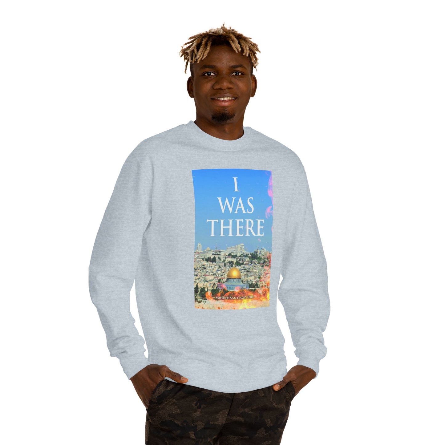 I Was There Jerusalem Sweatshirt — Photo Graphic Crewneck with QR Code