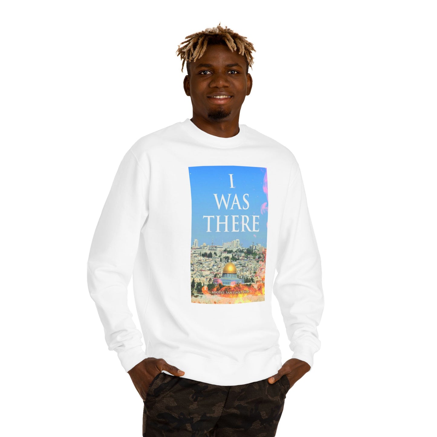 I Was There Jerusalem Sweatshirt — Photo Graphic Crewneck with QR Code