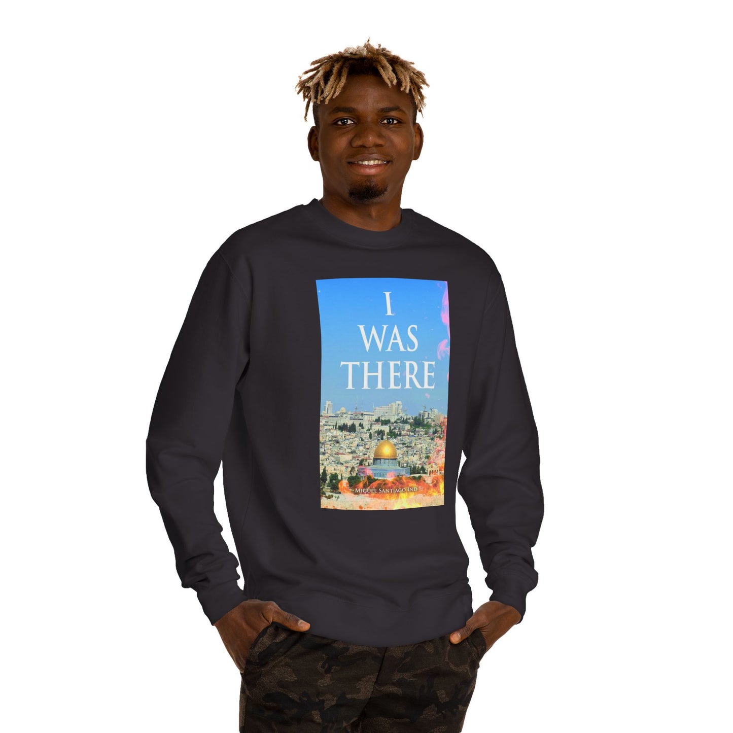 I Was There Jerusalem Sweatshirt — Photo Graphic Crewneck with QR Code