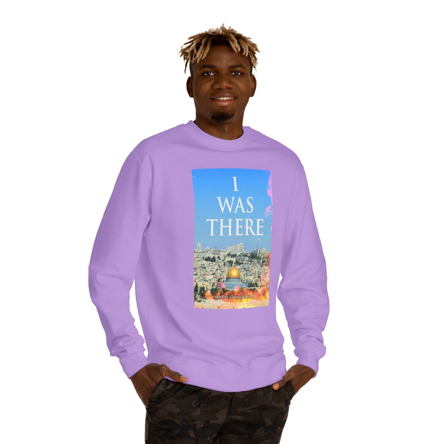 I Was There Jerusalem Sweatshirt — Photo Graphic Crewneck with QR Code
