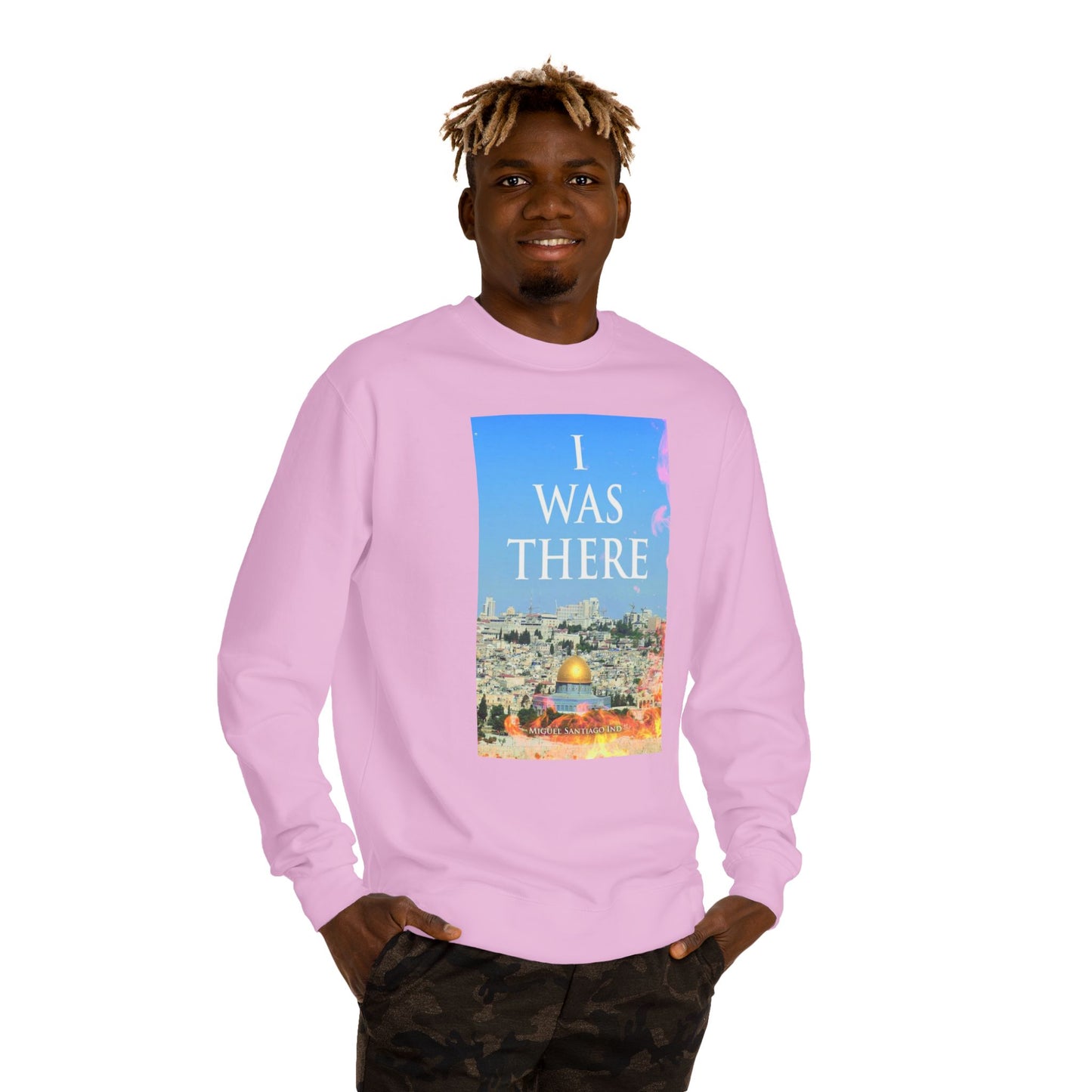I Was There Jerusalem Sweatshirt — Photo Graphic Crewneck with QR Code