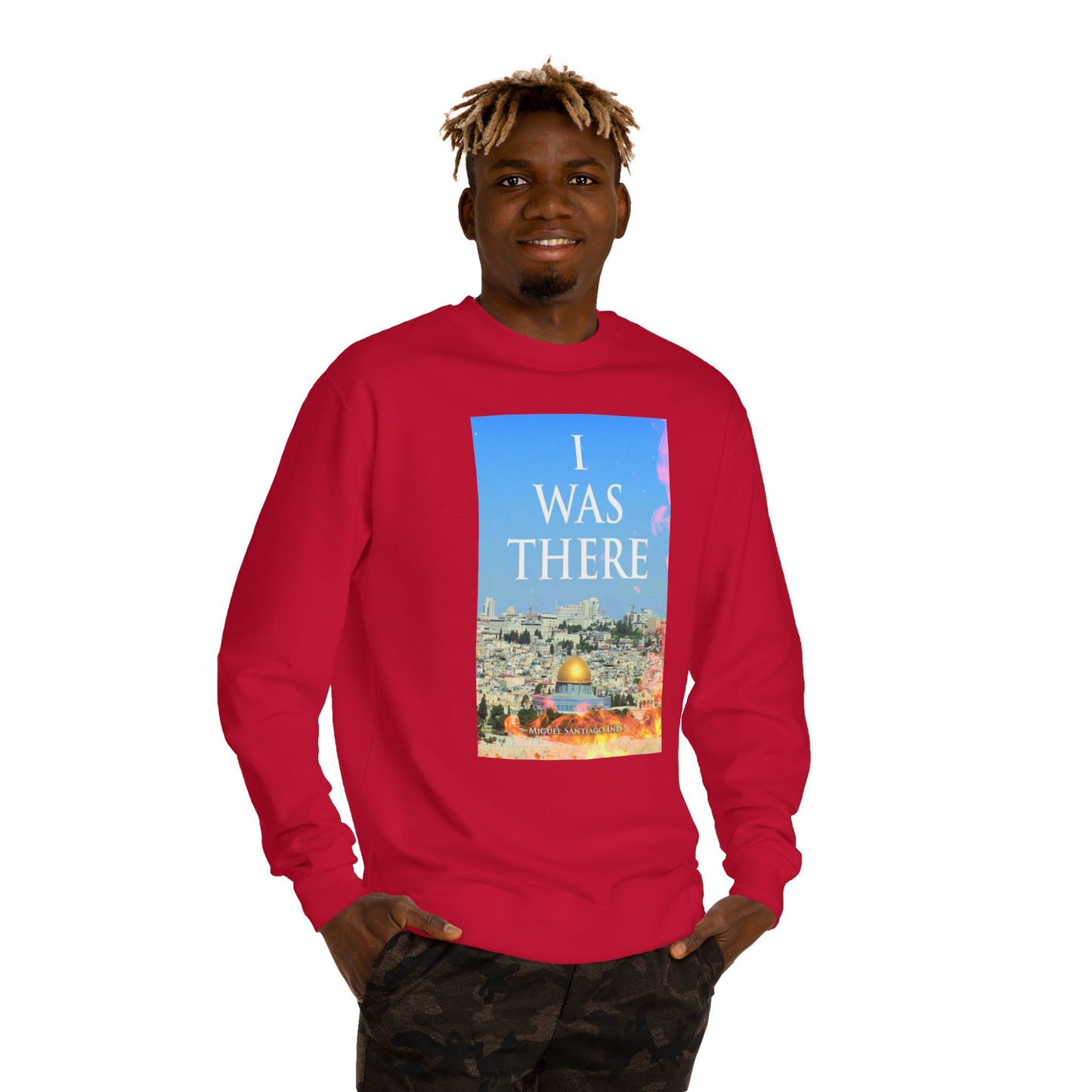 I Was There Jerusalem Sweatshirt — Photo Graphic Crewneck with QR Code