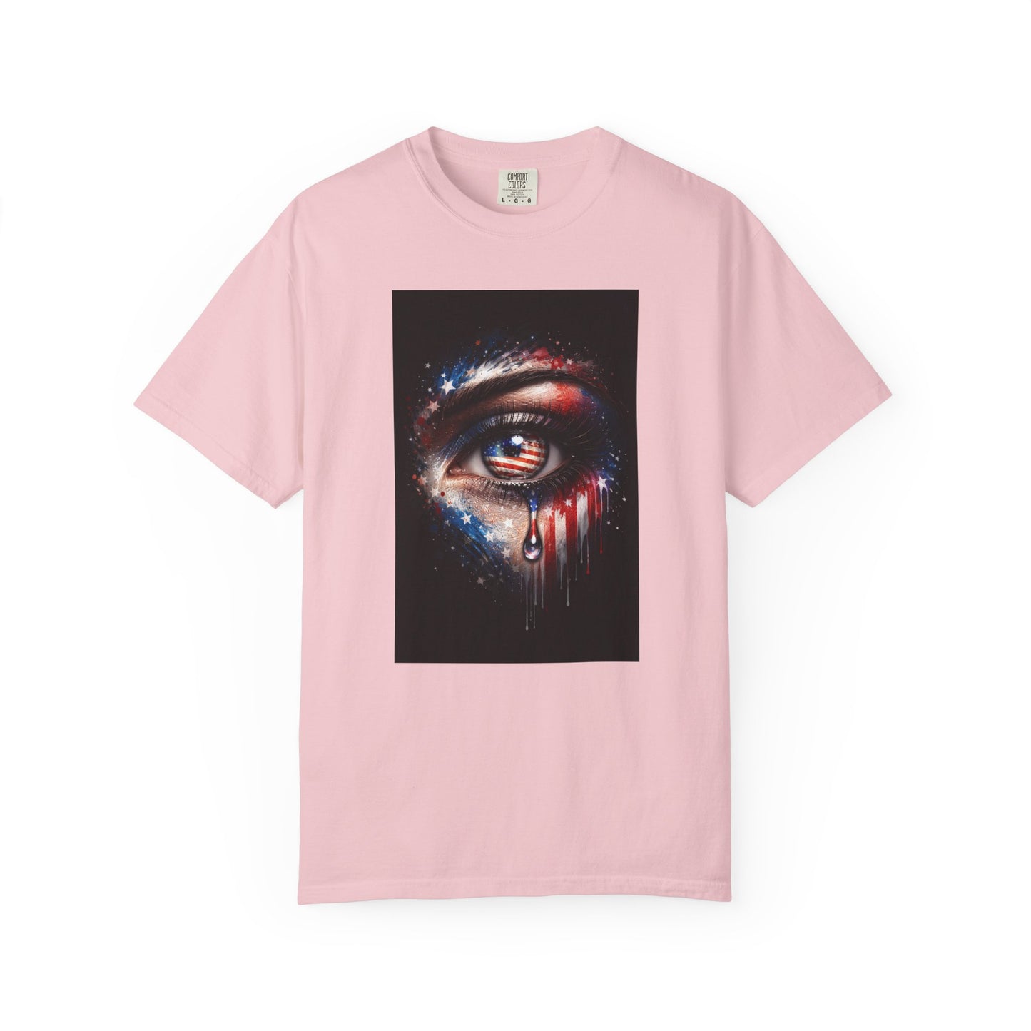 Eye of Stars Graphic T-Shirt — Cosmic Dripping Eye Art Tee