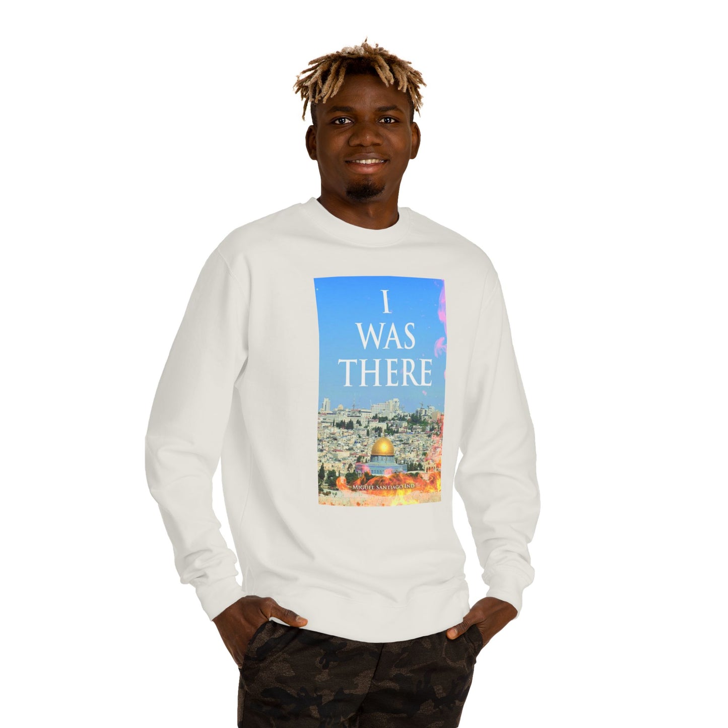 I Was There Jerusalem Sweatshirt — Photo Graphic Crewneck with QR Code