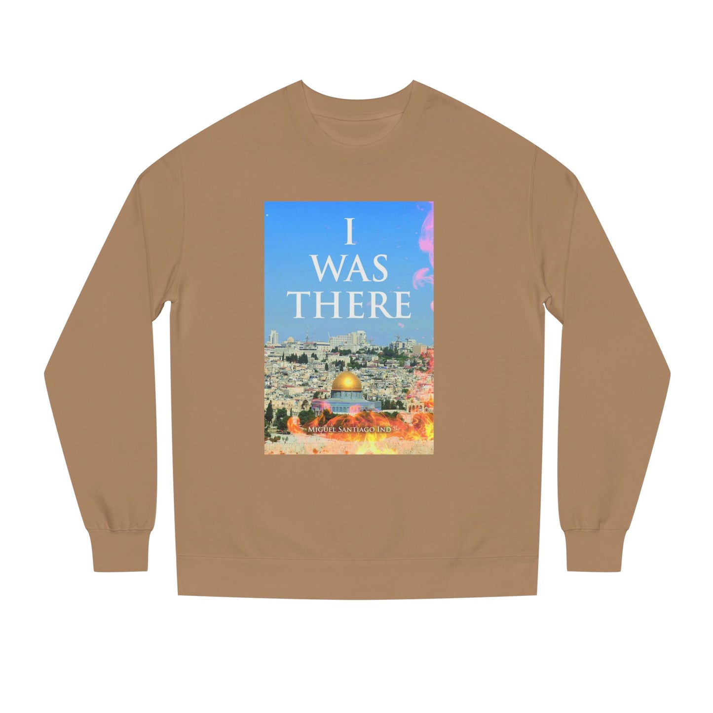 I Was There Jerusalem Sweatshirt — Photo Graphic Crewneck with QR Code