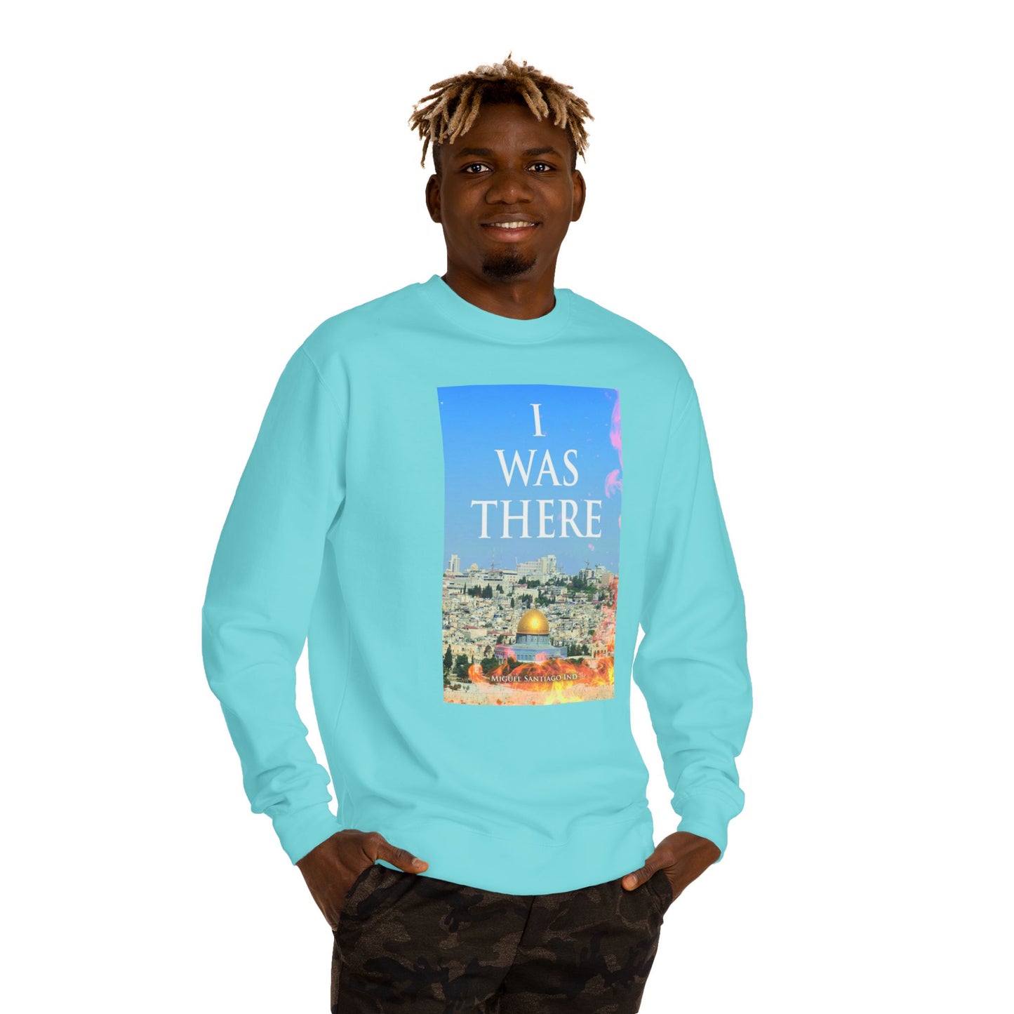 I Was There Jerusalem Sweatshirt — Photo Graphic Crewneck with QR Code