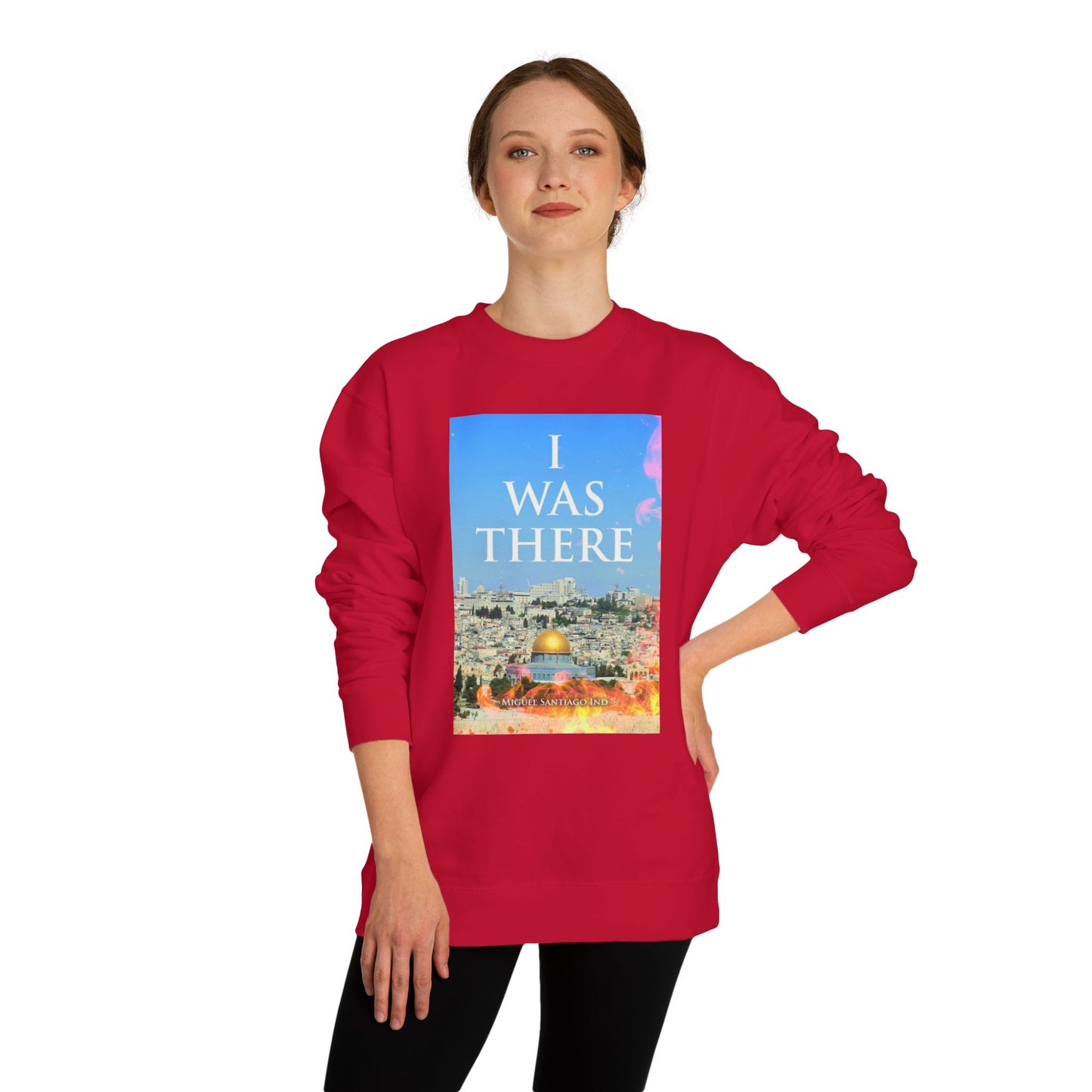 I Was There Jerusalem Sweatshirt — Photo Graphic Crewneck with QR Code